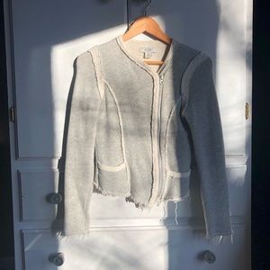 Lucky Bliss Sweatshirt Blazer Gray Size S